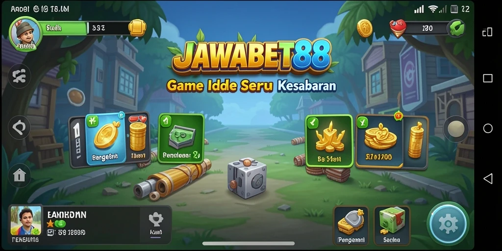 Screenshot gameplay JAWABET88 menampilkan karakter yang berkembang dengan grafis menawan.