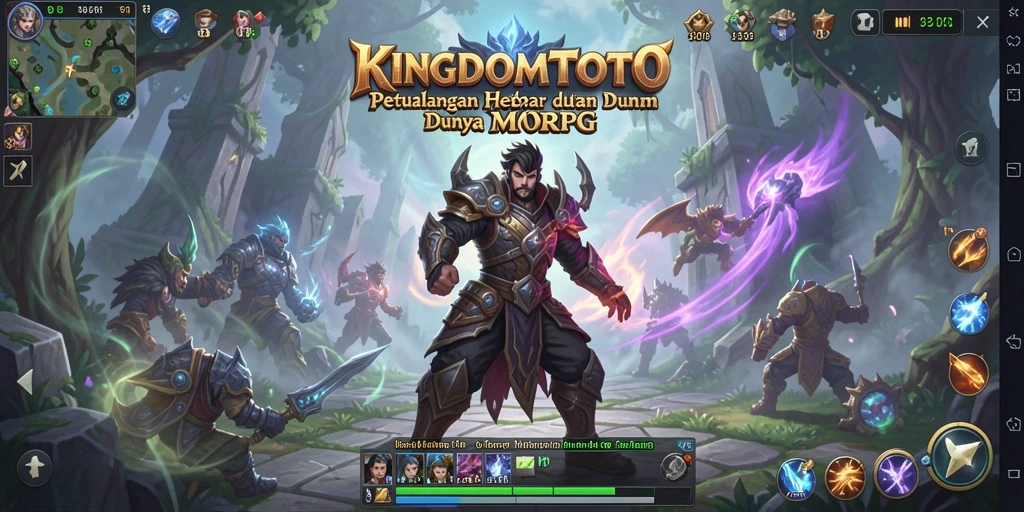Tampilan gameplay epik dalam <strong>KINGDOMTOTO</strong> yang memukau dan mengasyikkan.