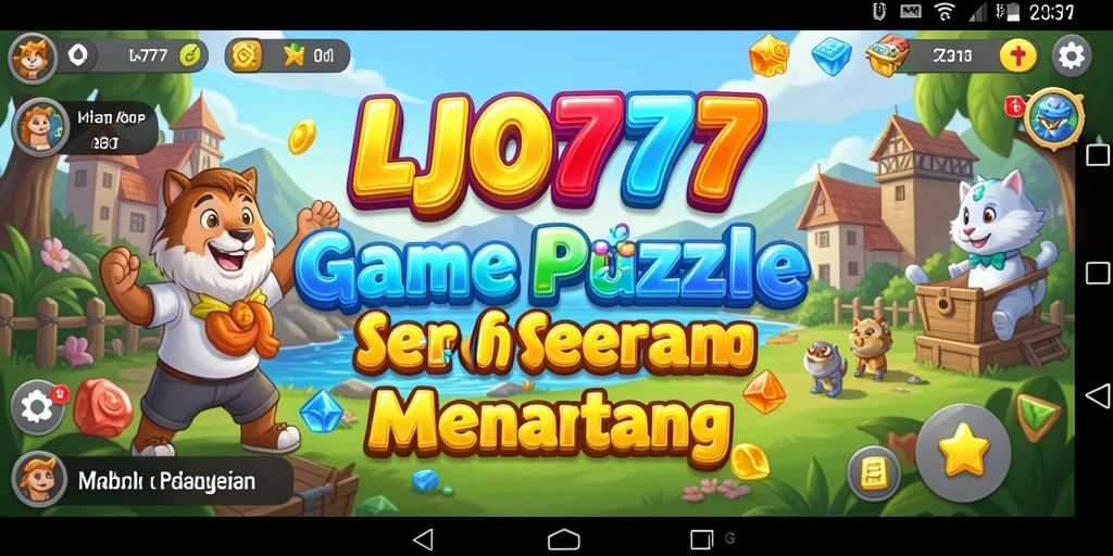 Tampilan gameplay LJO777 yang penuh warna dan menantang.