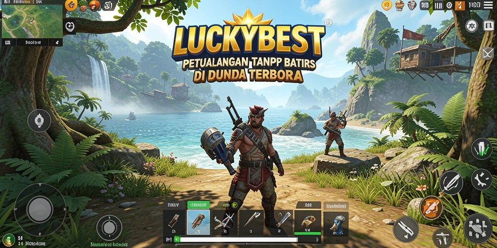 Gameplay yang menakjubkan dalam dunia terbuka LUCKYBEST.