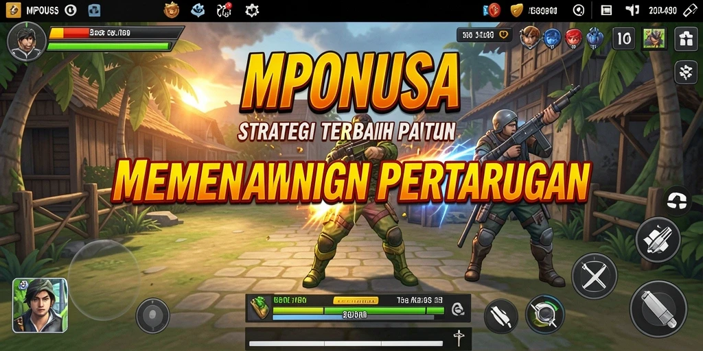 Tampilan menakjubkan dari gameplay MPONUSA yang seru.