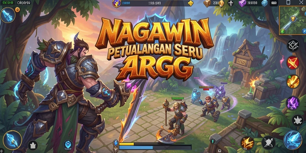 Tampilan gameplay NAGAWIN yang menarik dan seru.