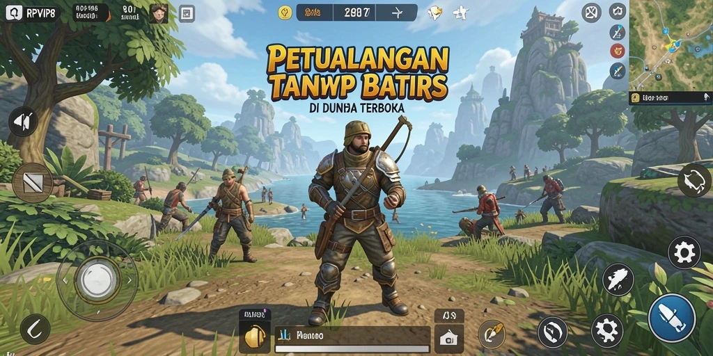 Menggambarkan gameplay yang mendebarkan di dunia terbuka RPVIP8.